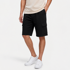 Men's Linen Cargo Shorts Drawstring Waist