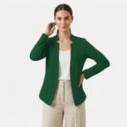 Women's Open Front Long Sleeve Casual Summer Blazer
