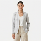 Women's Open Front Long Sleeve Casual Summer Blazer