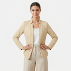 Women's Open Front Long Sleeve Casual Summer Blazer