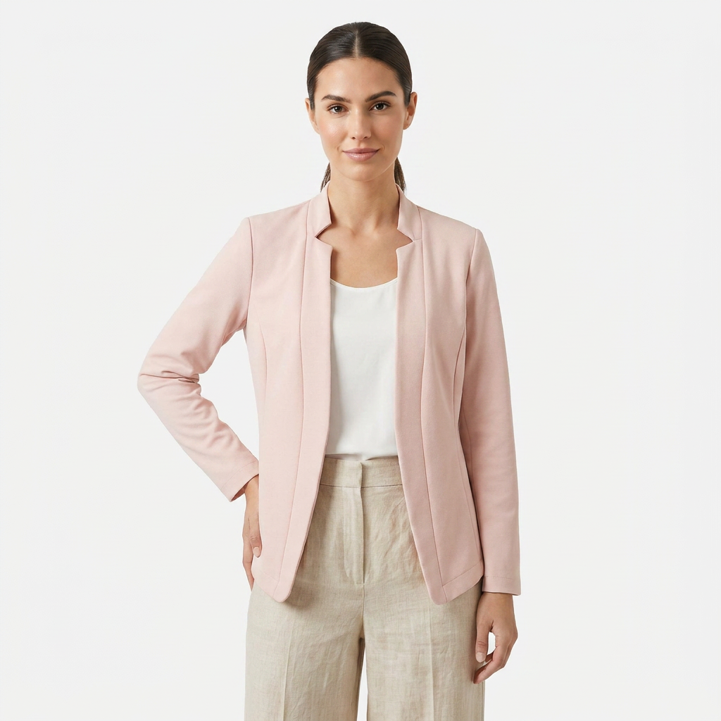 Women's Open Front Long Sleeve Casual Summer Blazer