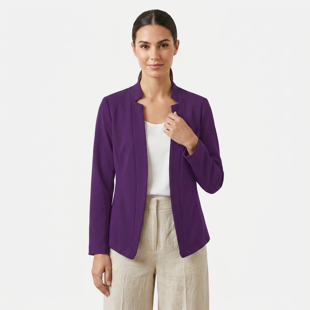 Women's Open Front Long Sleeve Casual Summer Blazer