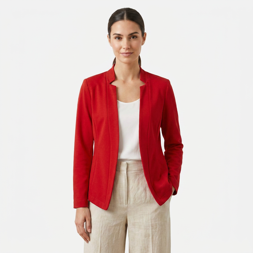 Women's Open Front Long Sleeve Casual Summer Blazer