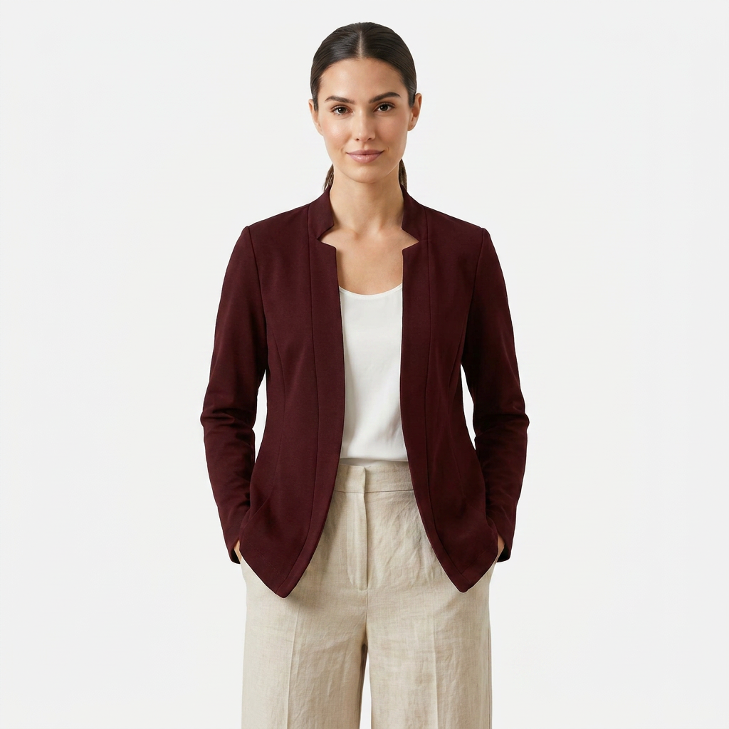 Women's Open Front Long Sleeve Casual Summer Blazer