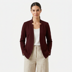 Women's Open Front Long Sleeve Casual Summer Blazer