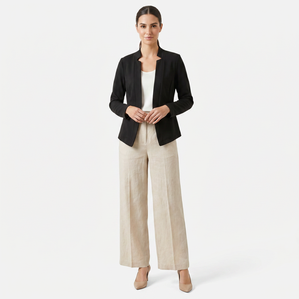 Women's Open Front Long Sleeve Casual Summer Blazer