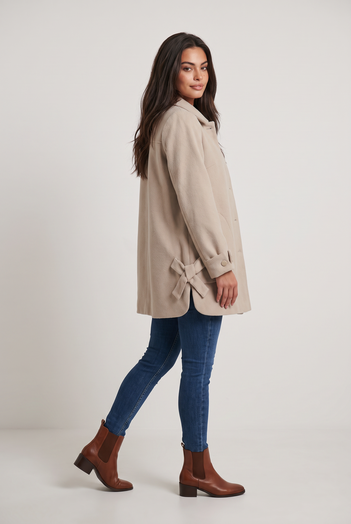 Women’s Relaxed Button-Front Coat