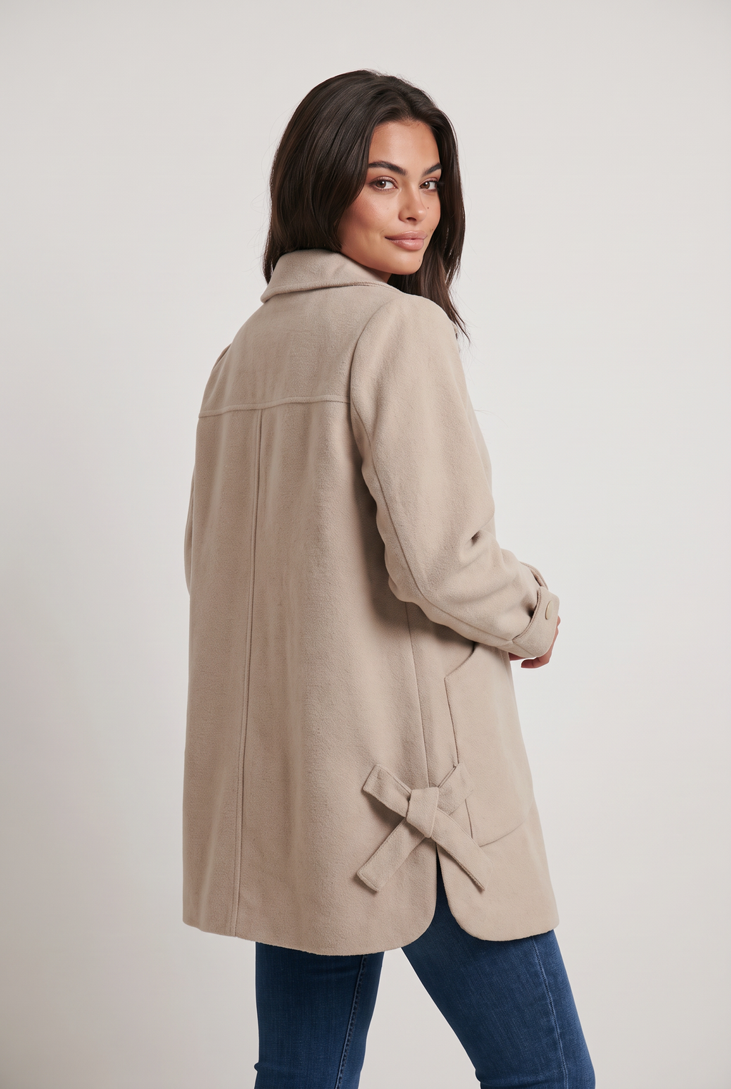 Women’s Relaxed Button-Front Coat