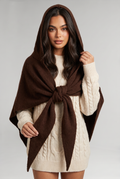 Women’s Hooded Triangle Scarf Cape