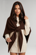 Women’s Hooded Triangle Scarf Cape
