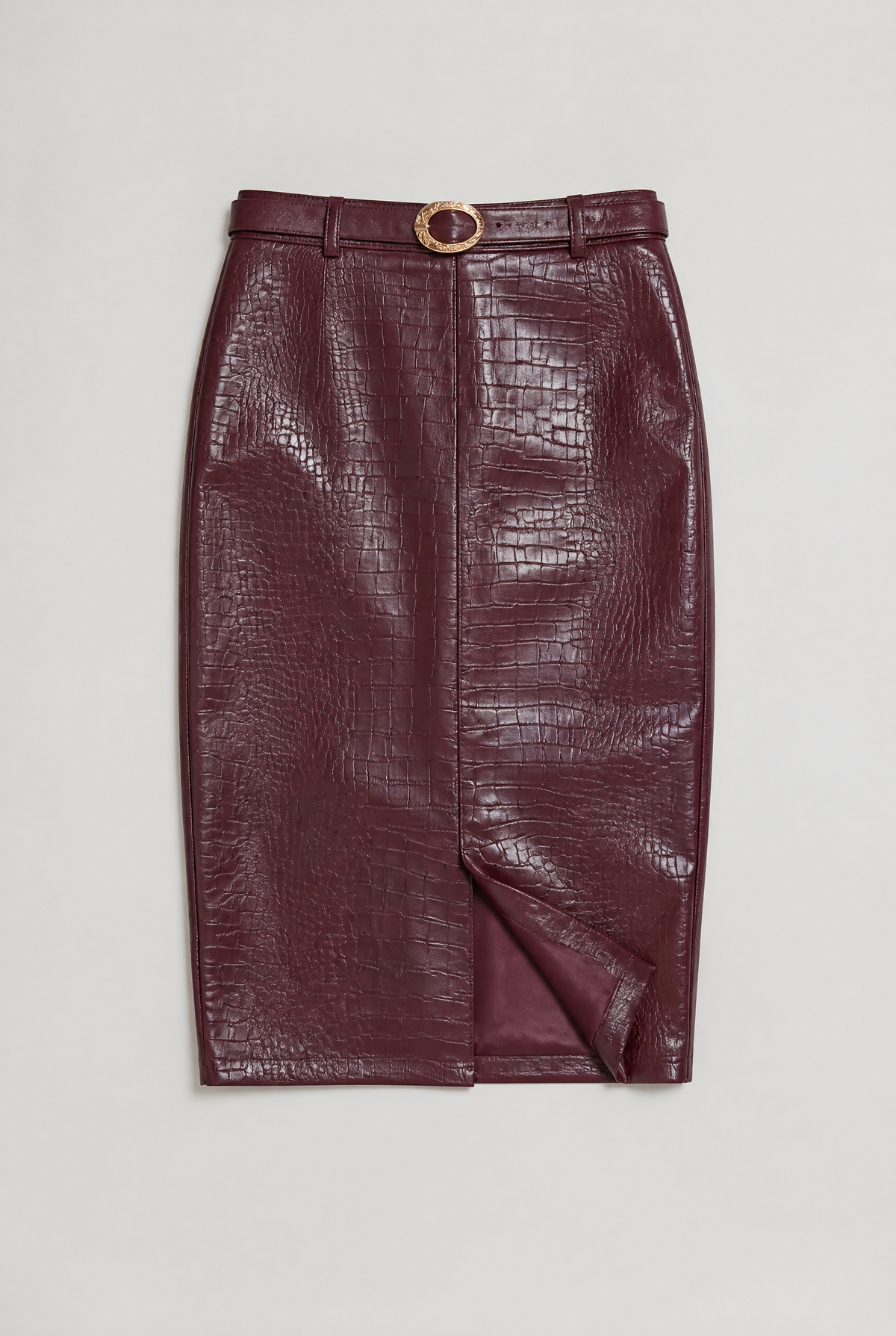 Women’s Croc-Effect Pencil Skirt