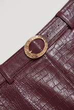 Women’s Croc-Effect Pencil Skirt