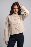 Women’s Frog Fastening Mandarin Collar Jacket