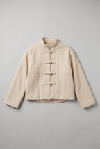 Women’s Frog Fastening Mandarin Collar Jacket