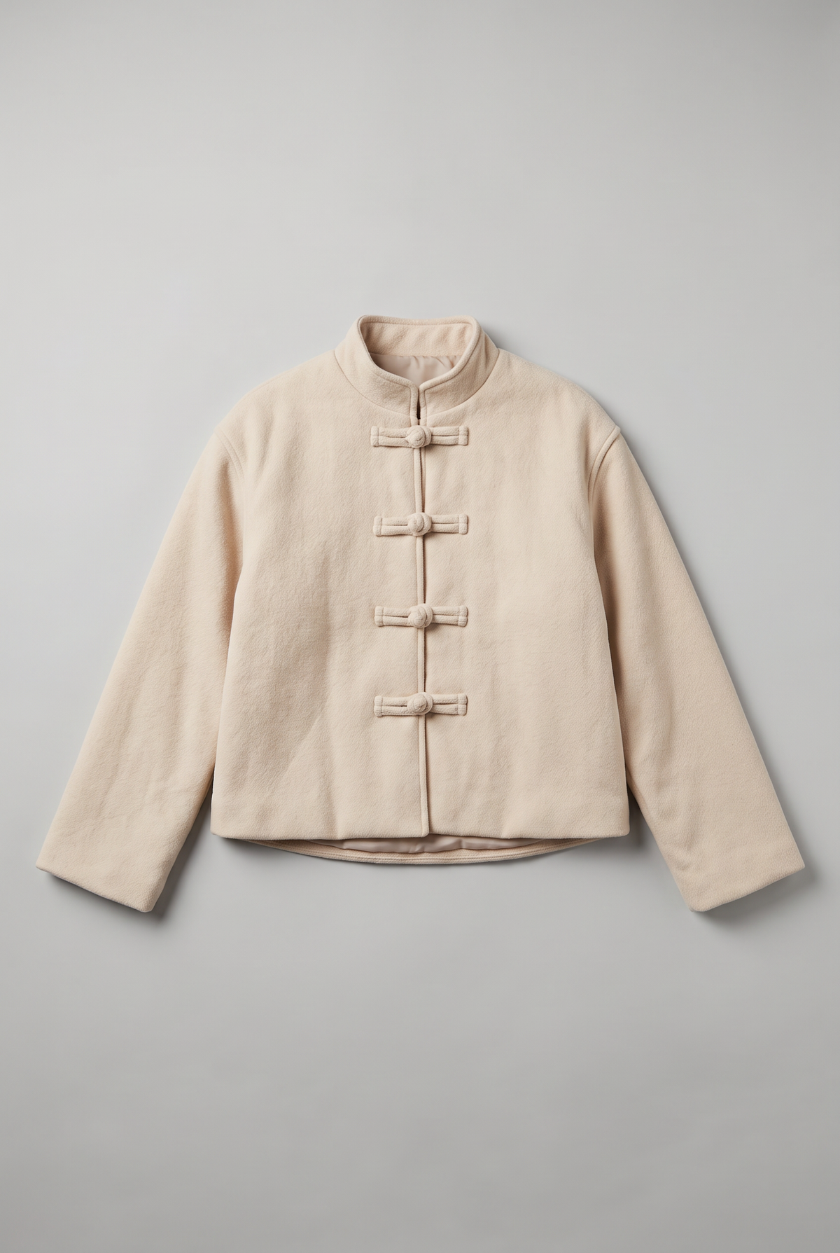 Women’s Frog Fastening Mandarin Collar Jacket