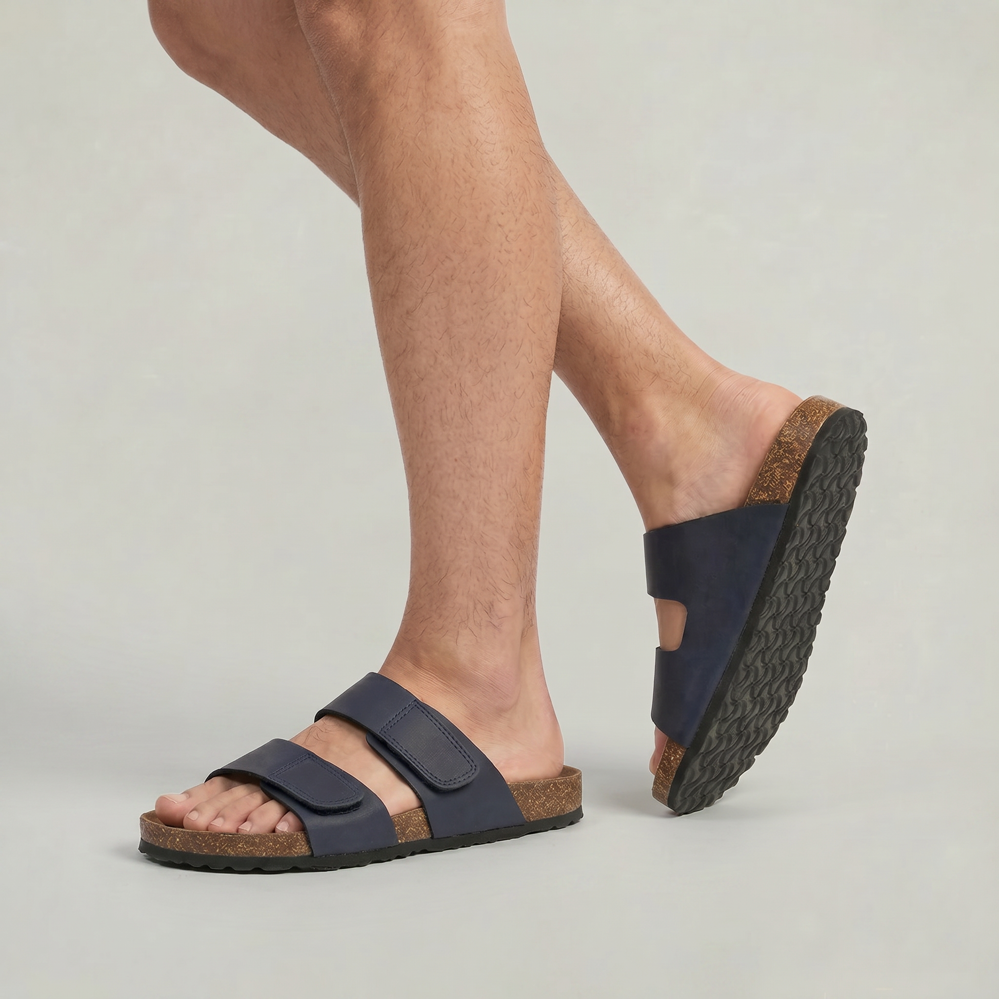 Birchbourne - Men’s Double Strap Open Toe Slides