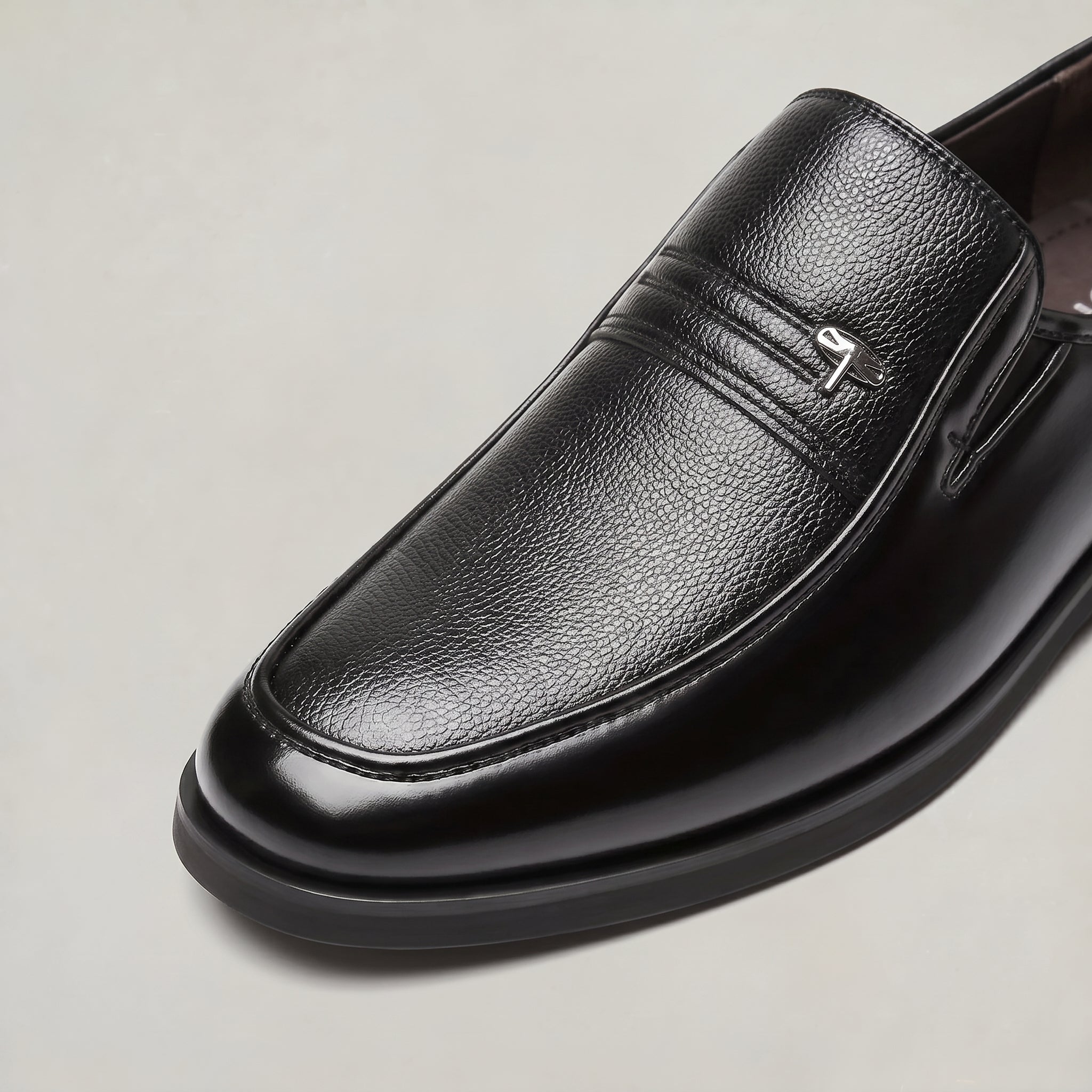 Men's Leather Slip-On Business Loafers