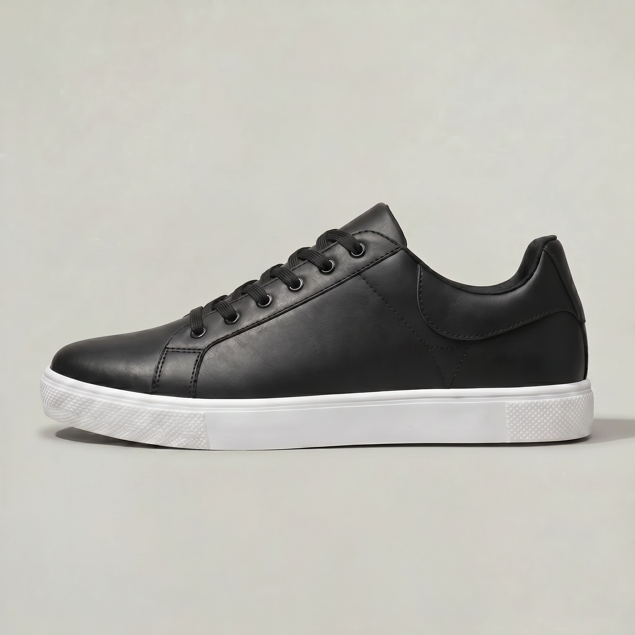 Men's Leather Lace Up Low Top Sneakers