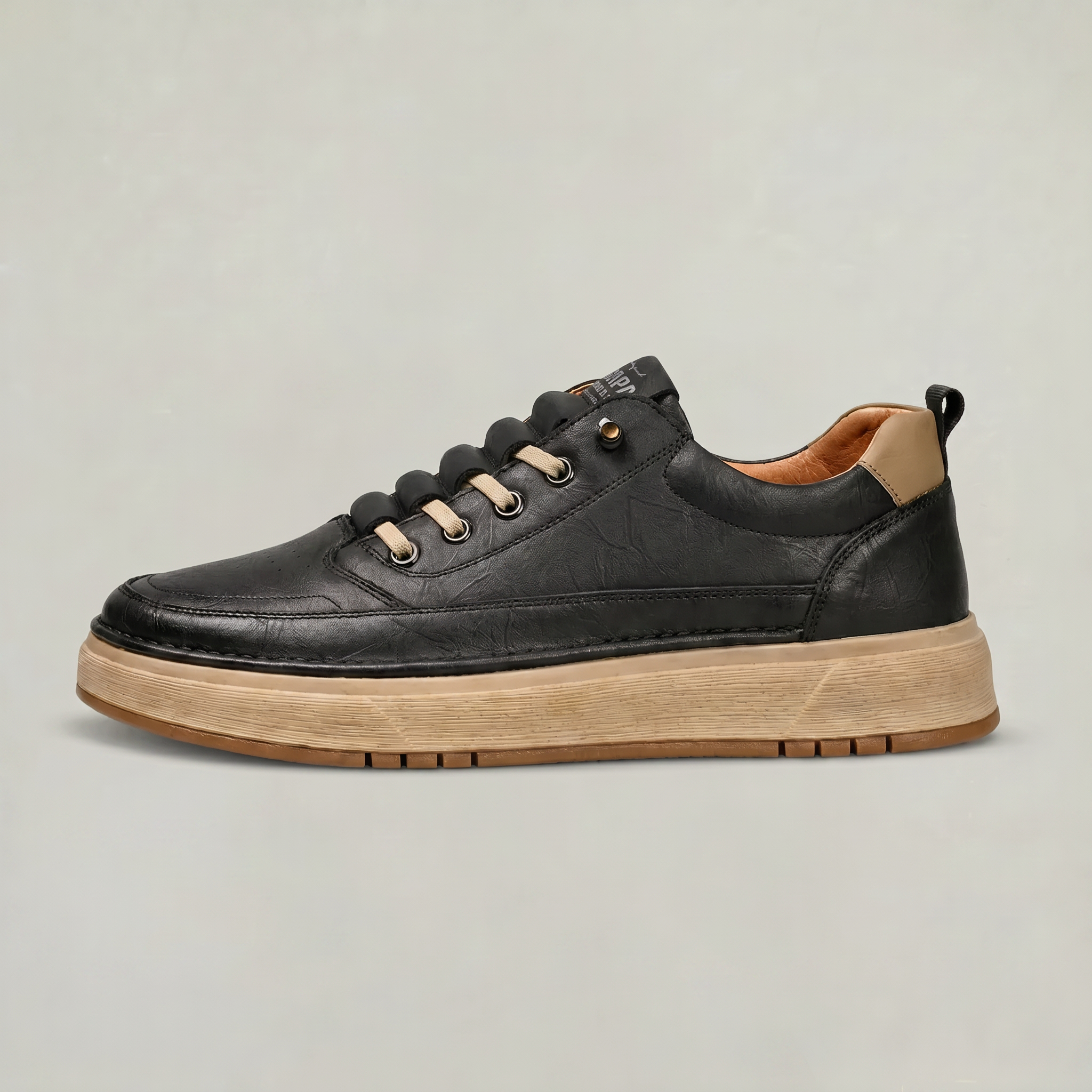 Men's Synthetic Lace-Up Low Top Sneakers