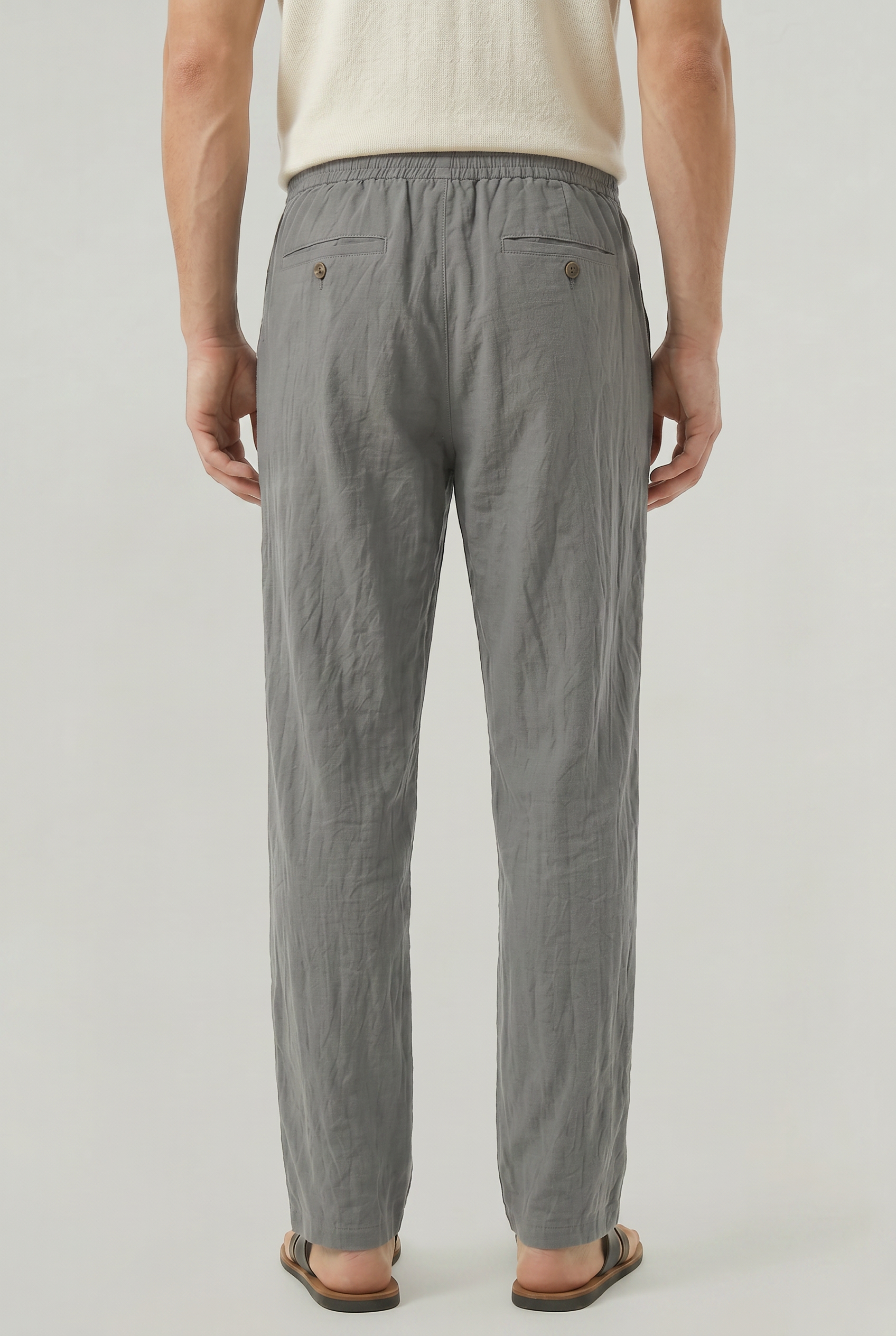 Men's Linen Drawstring Pantalon