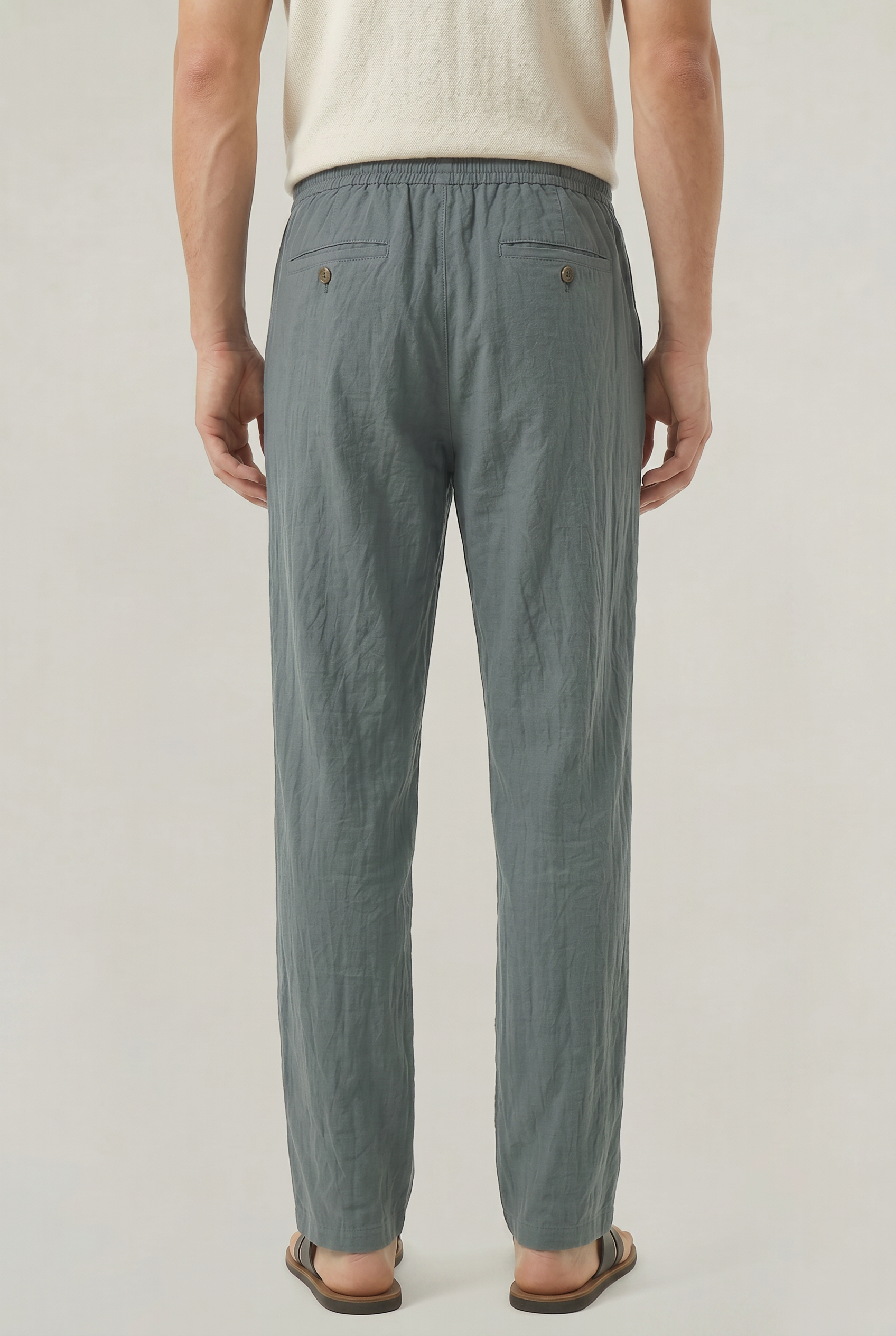 Men's Linen Drawstring Pantalon