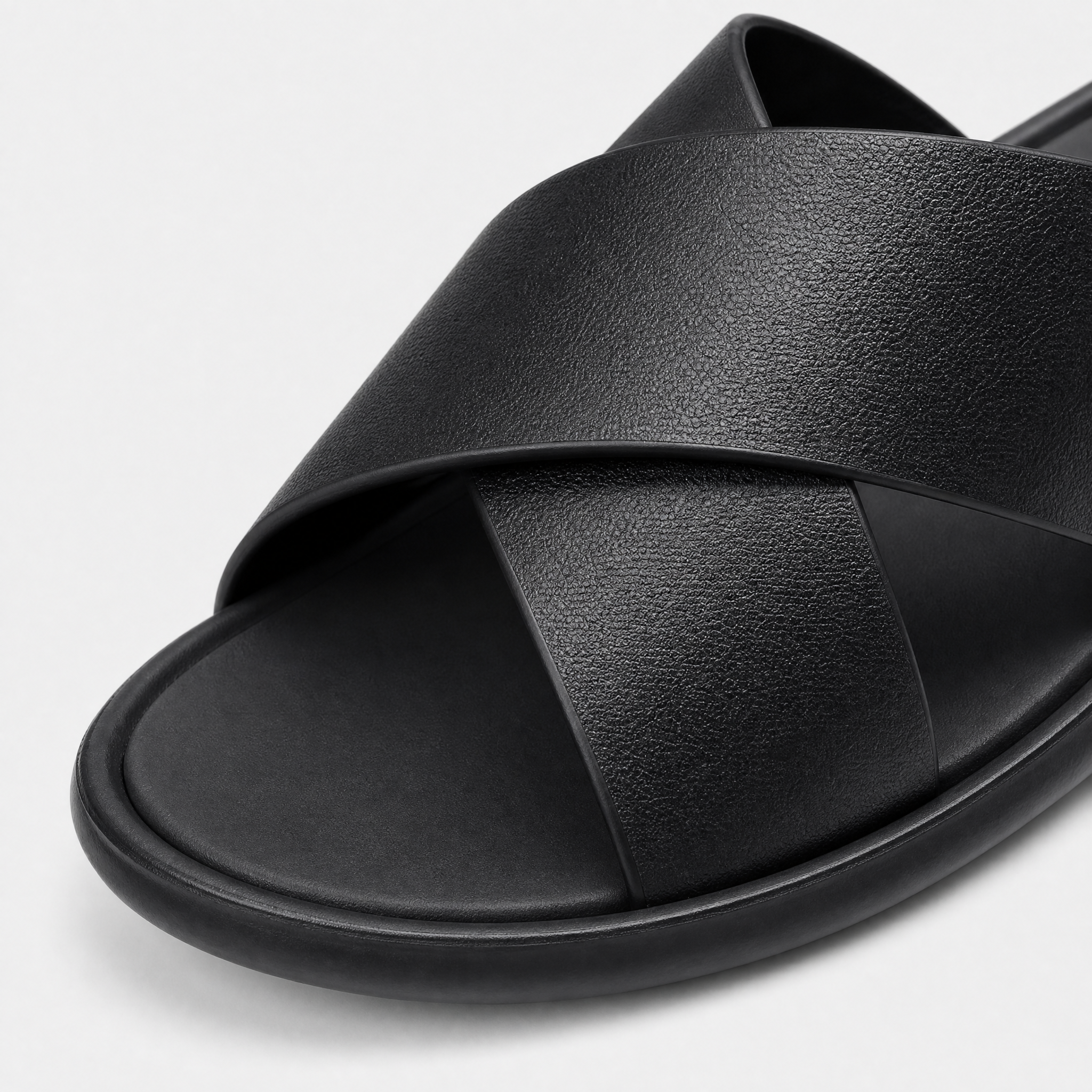 Men's Cross Strap Slide Sandals - Anti-Slip Home Slippers