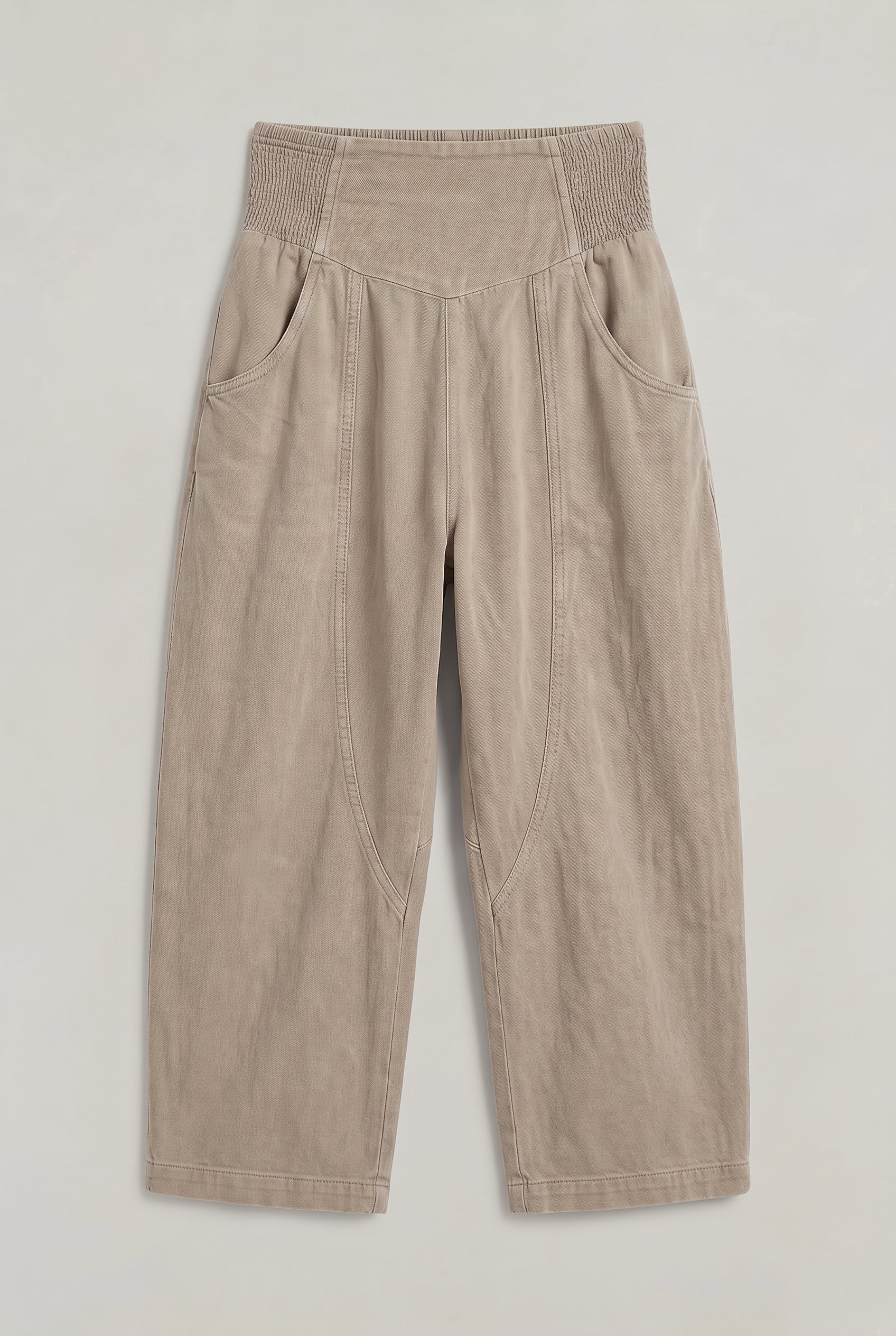 Women's Cotton Linen Wide Leg Trousers