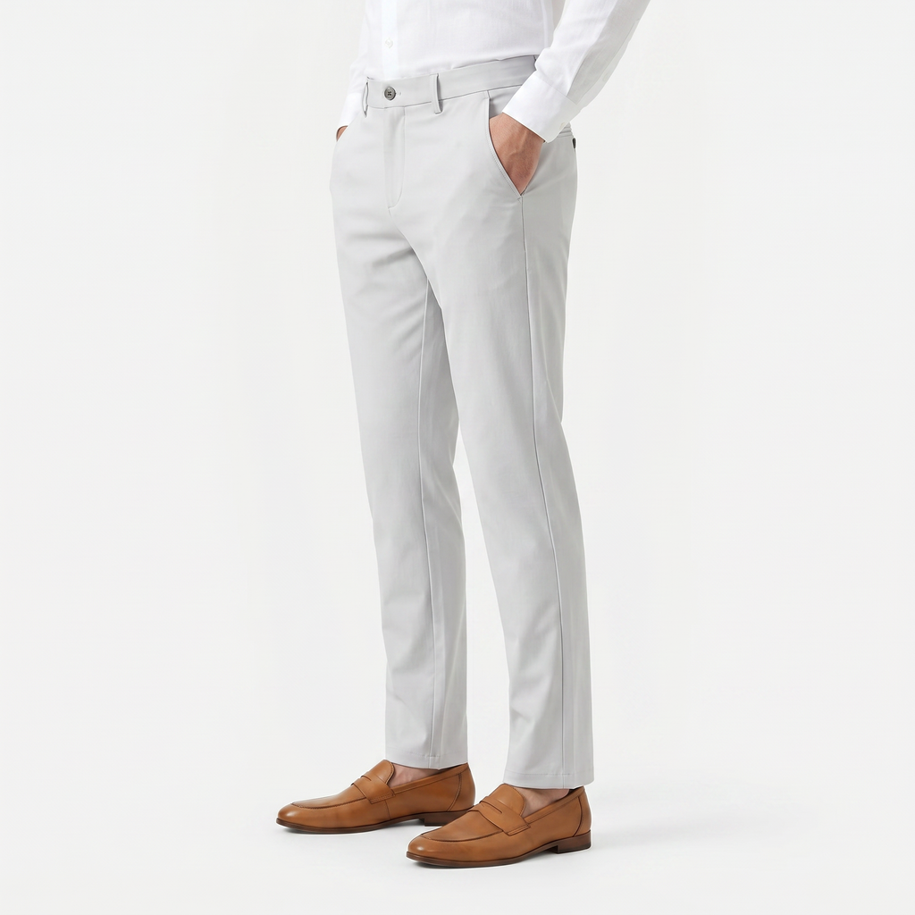 Men's Slim Fit Stretch Chino Trousers