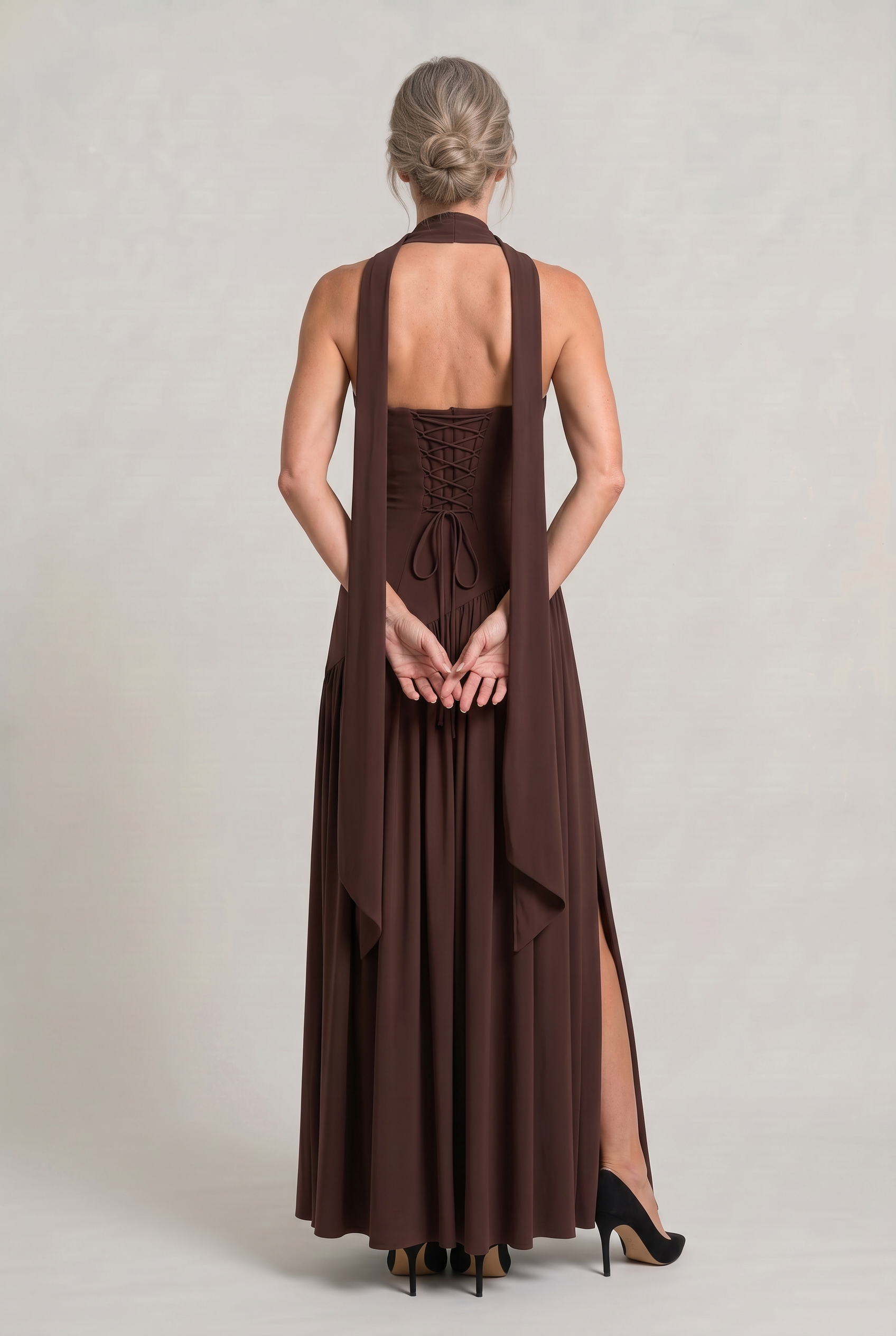 Women's Elegant Strapless Maxi Dress
