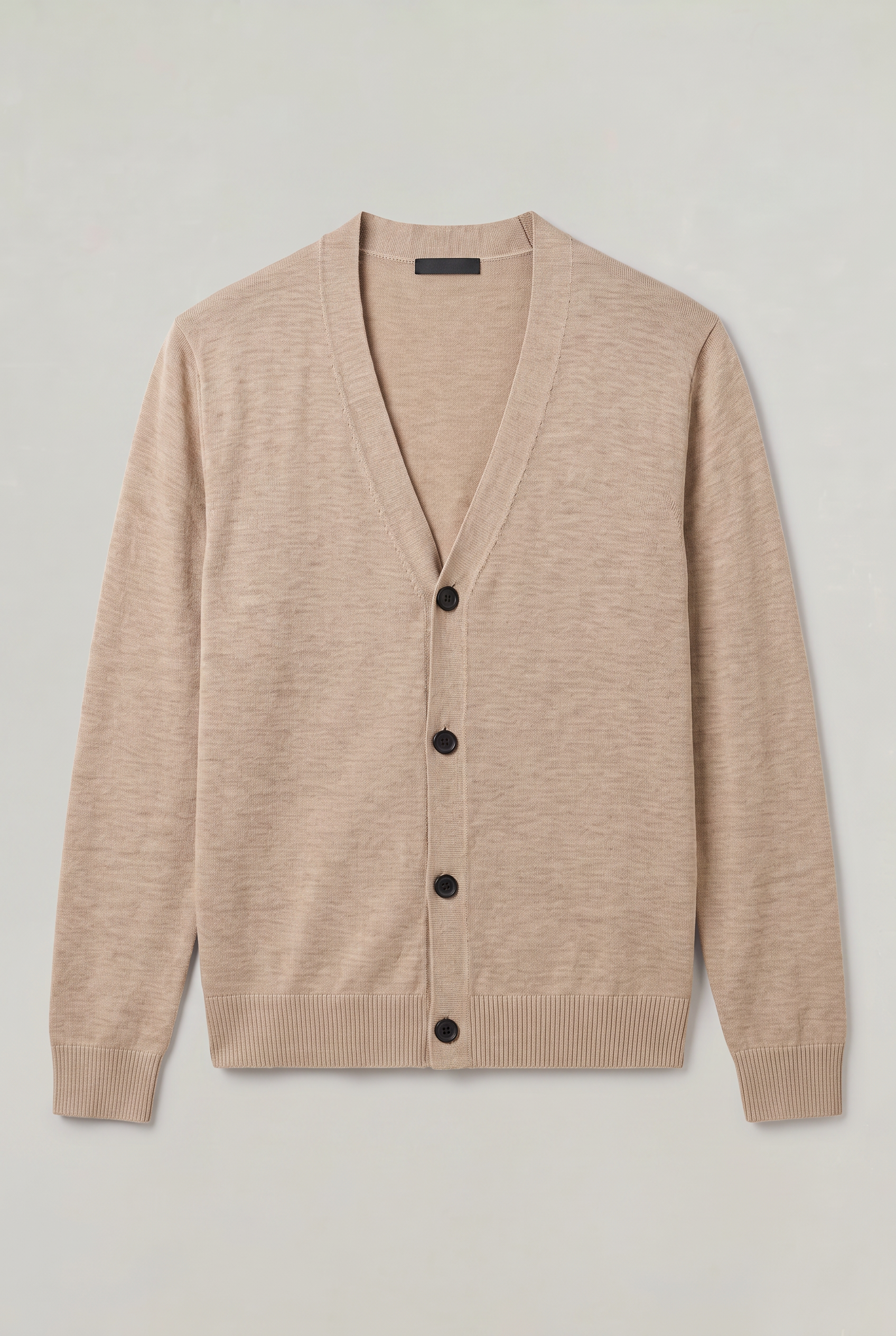 Men’s V-Neck Button-Front Cardigan - Knit Jumper