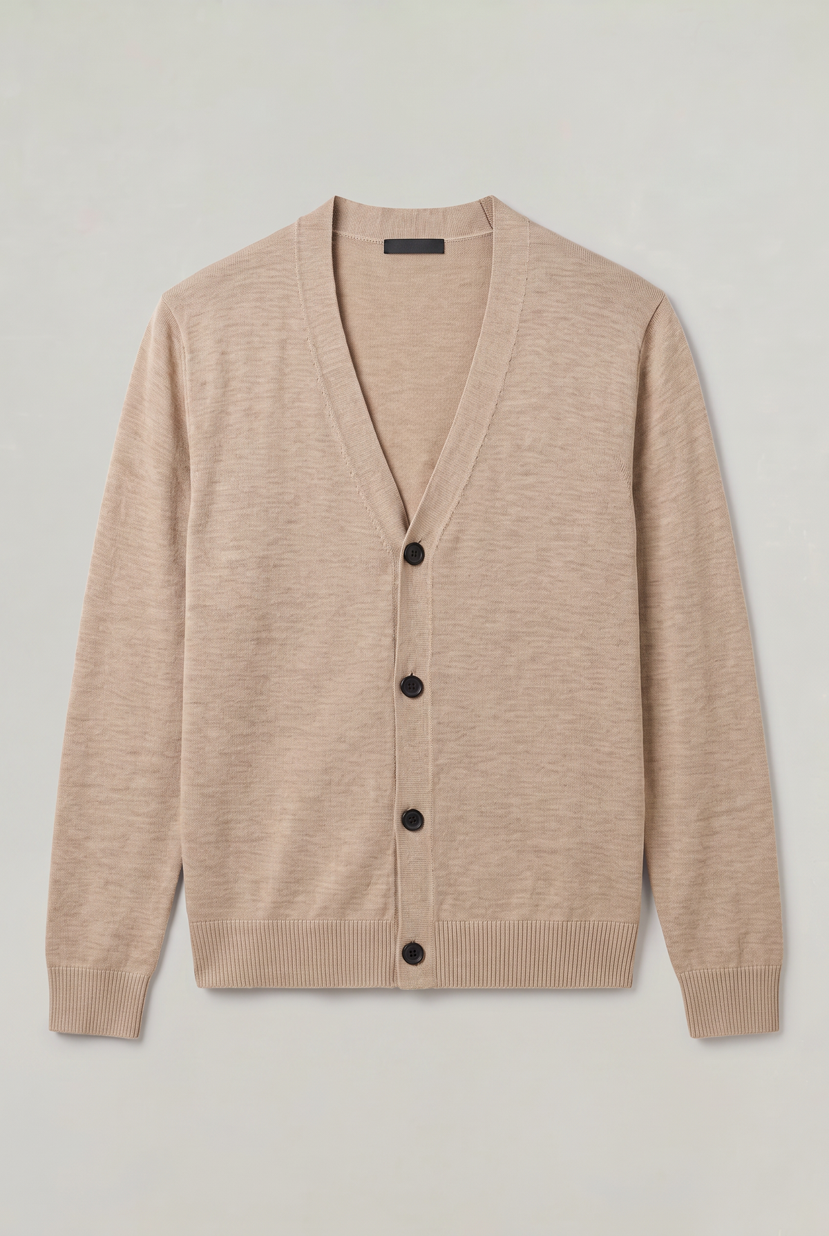 Men’s V-Neck Button-Front Cardigan - Knit Jumper