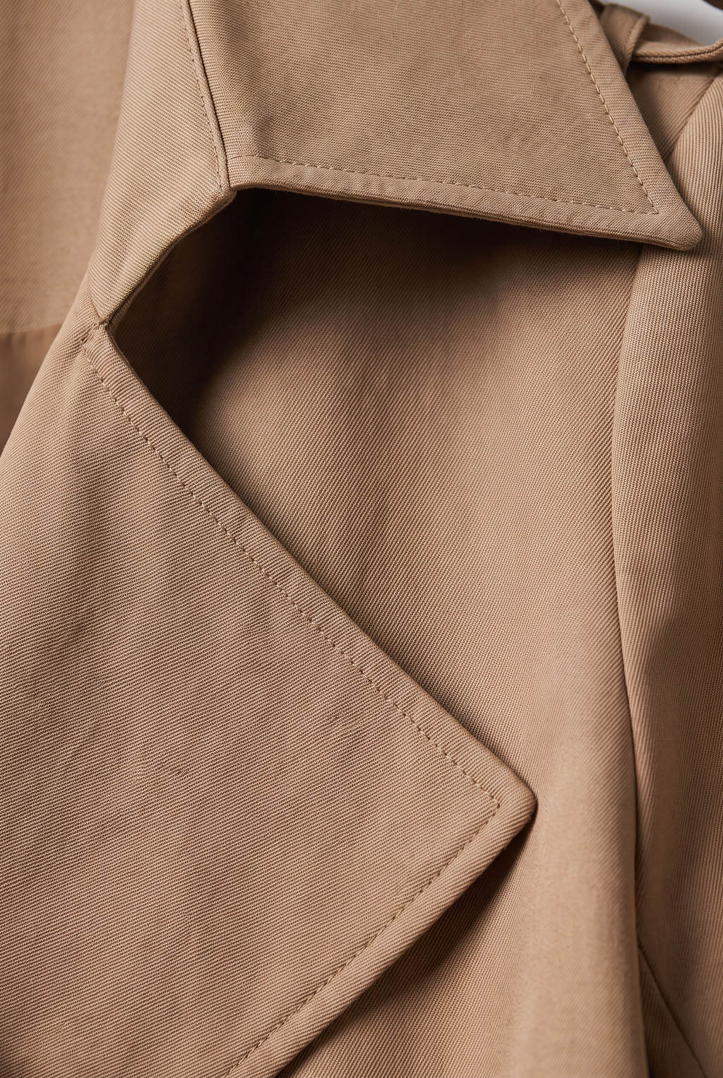 Women's Double-Breasted Belted Longline Trench Coat