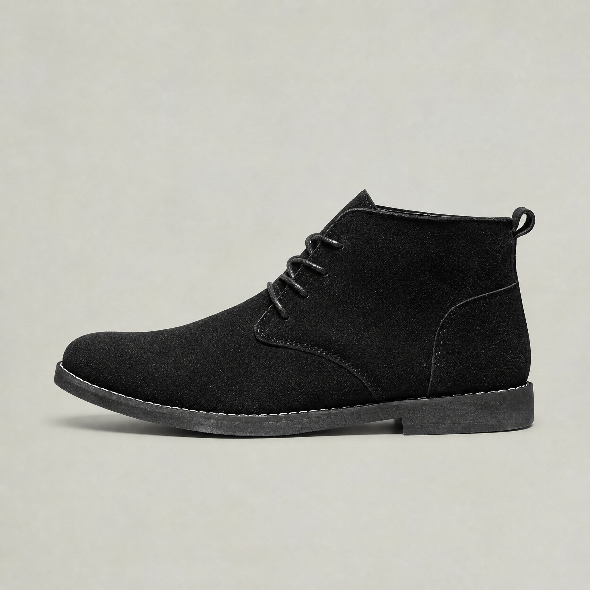 Men's Suede Chukka Boots – Lace-Up Desert Ankle Boots