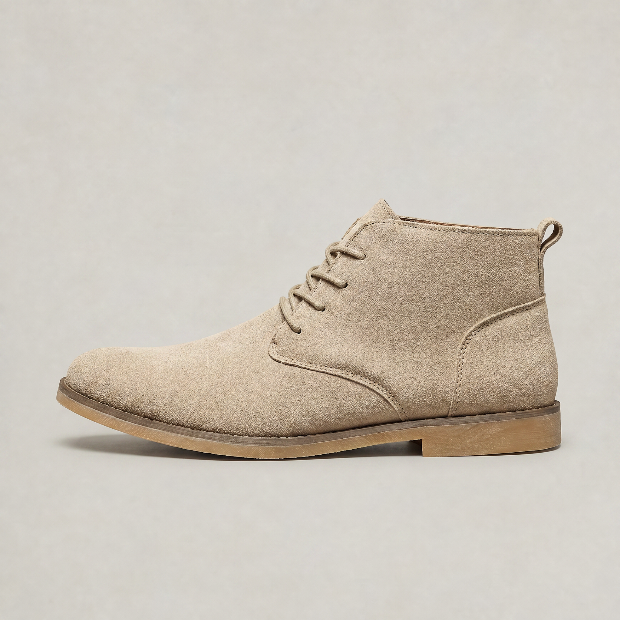 Men's Suede Chukka Boots – Lace-Up Desert Ankle Boots