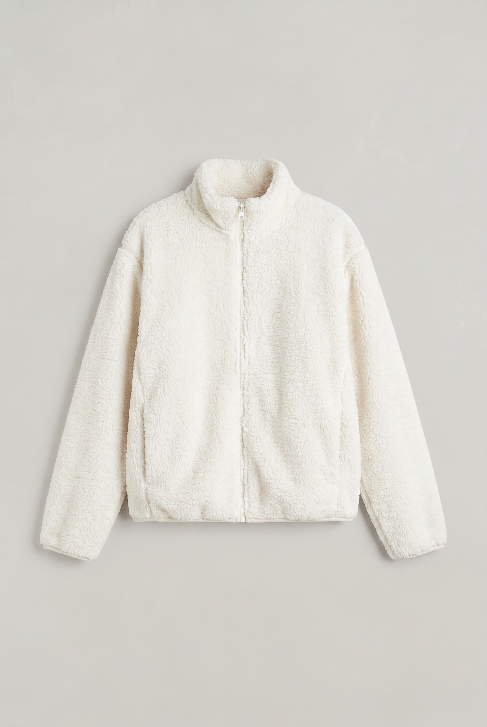 Women's Teddy Fleece Jacket – Zip-Up Borg Coat