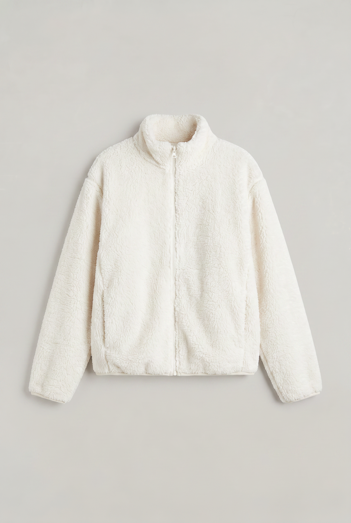 Women's Teddy Fleece Jacket – Zip-Up Borg Coat