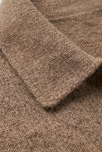 Men's Knitted Polo Jumper – Collared Long Sleeve Sweater