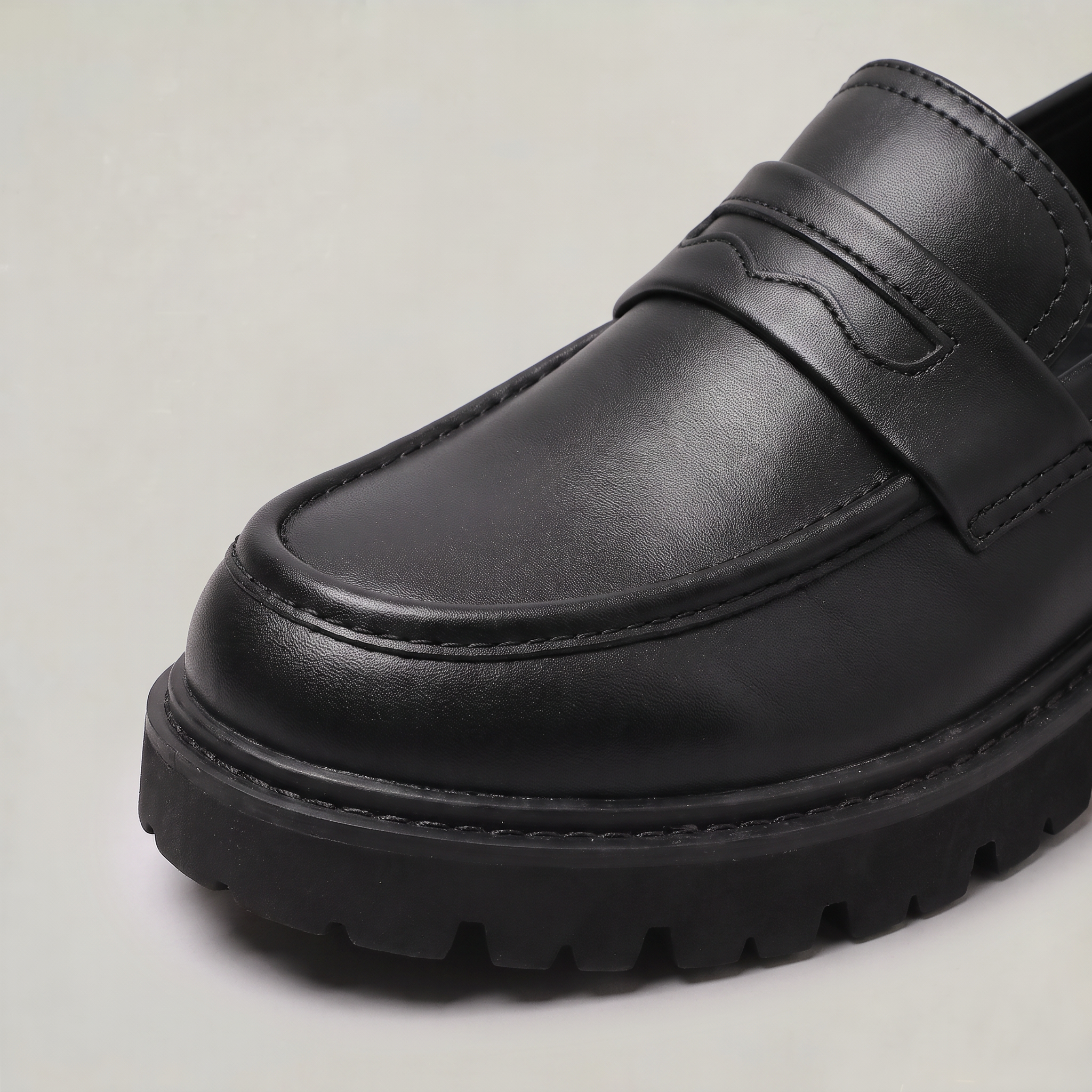 Men's Chunky Loafers - Lug Sole Penny Loafer Slip On