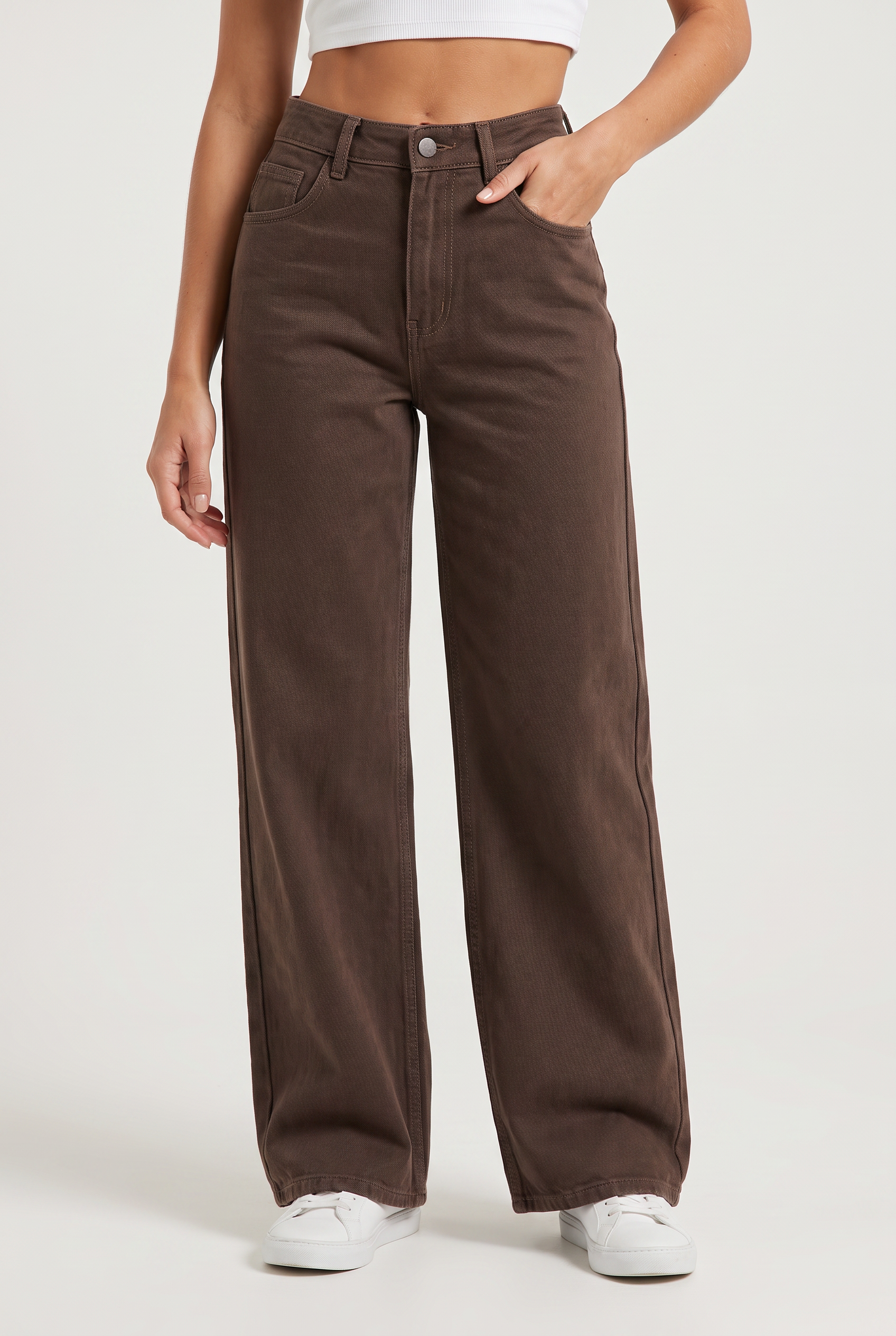 Women’s Cotton Wide Leg Jeans