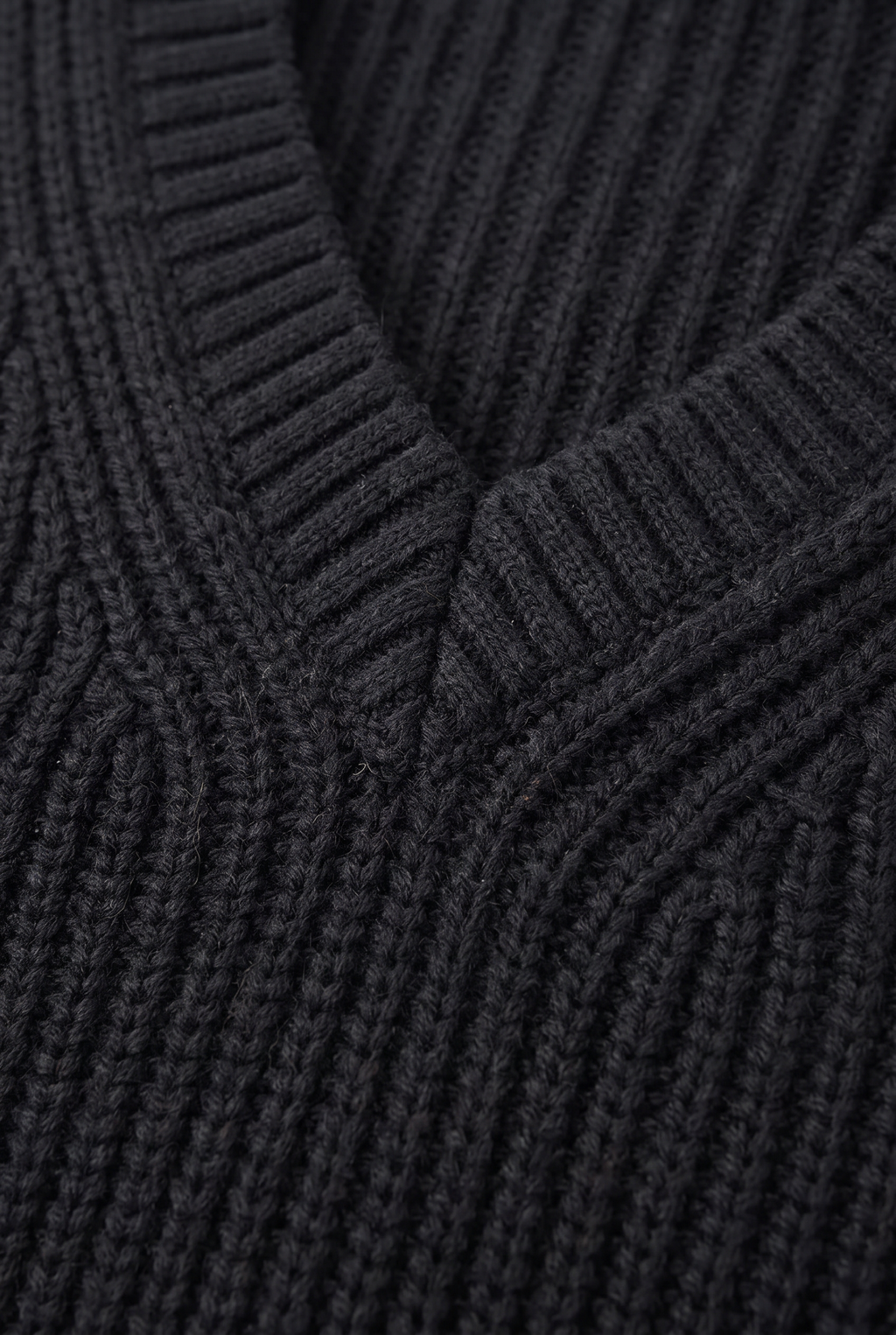 Men's Sweater Vest - Ribbed Knit V Neck Sleeveless