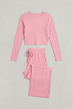 Women's Lounge Set - Ribbed Two Piece Co Ord