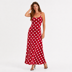 Women’s Polka Dot Cami Maxi Dress