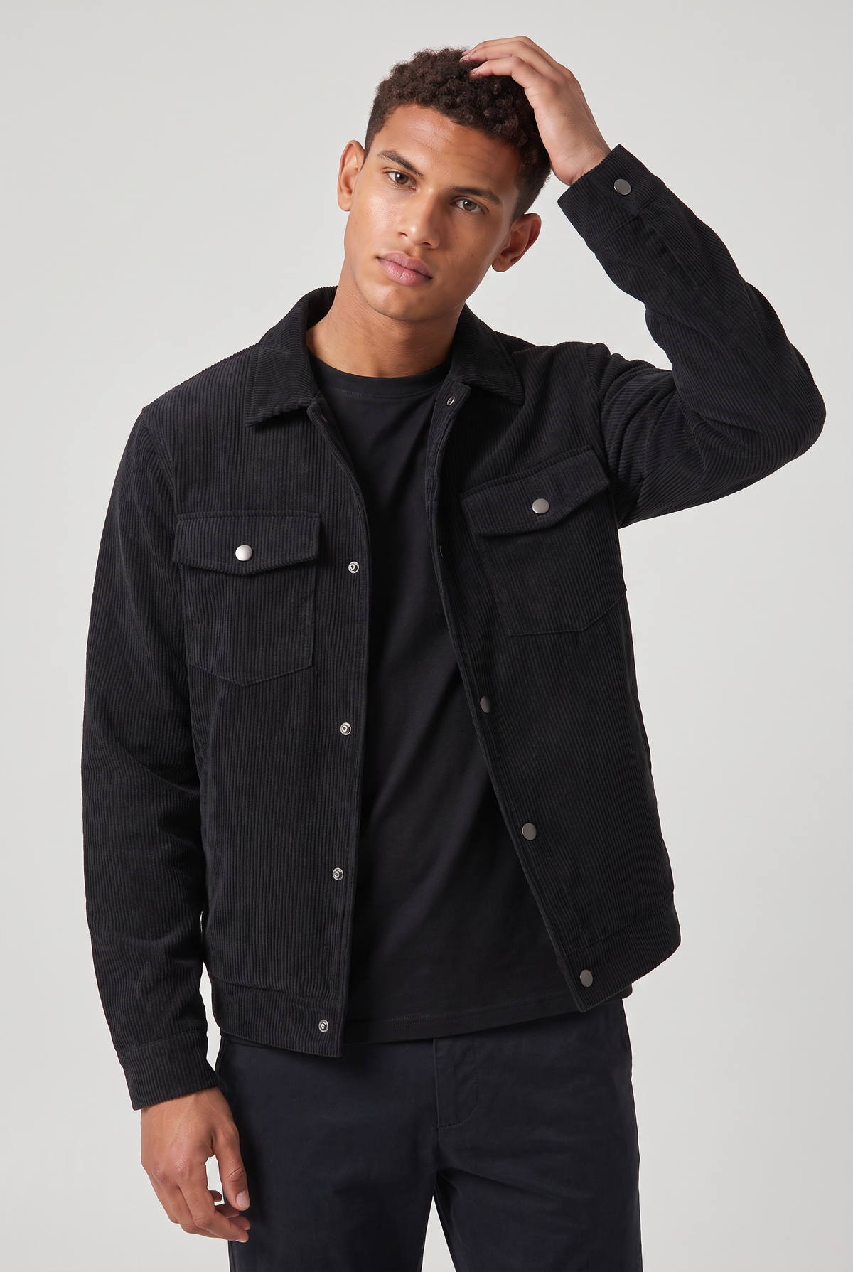 Men's Corduroy Jacket - Chore Workwear Button Up