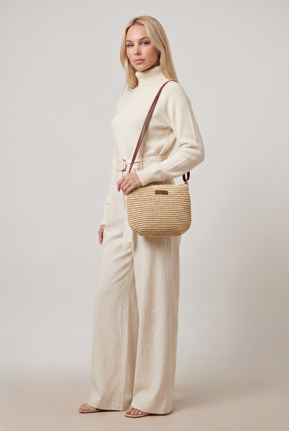 Women’s Woven Crossbody Bag