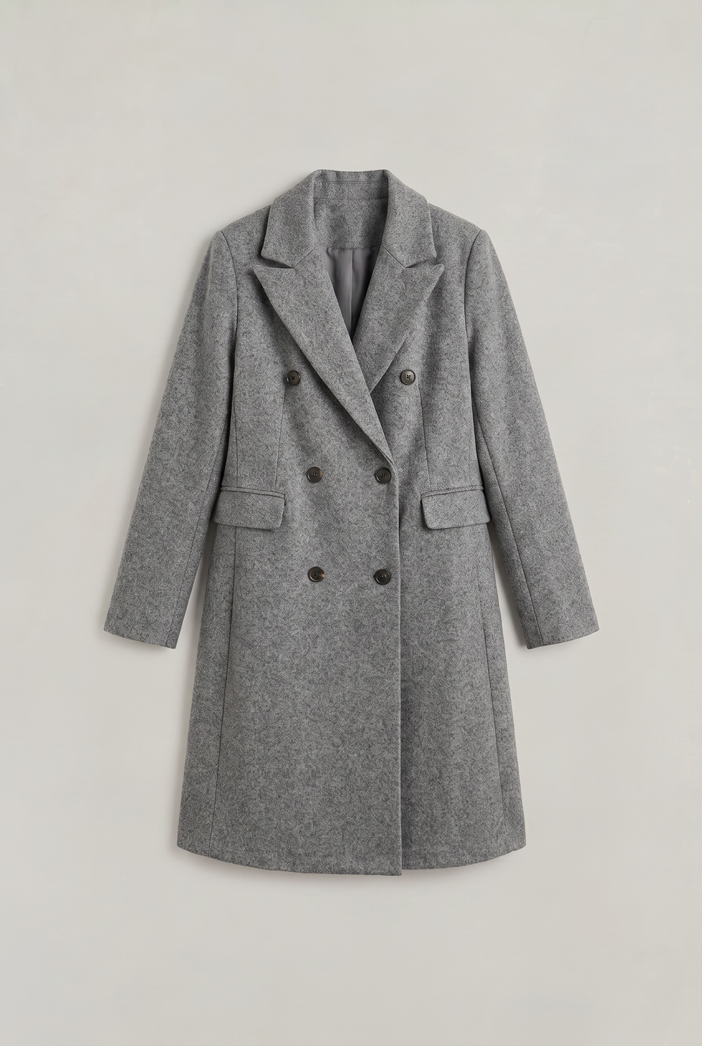Women’s Double-Breasted Longline Coat