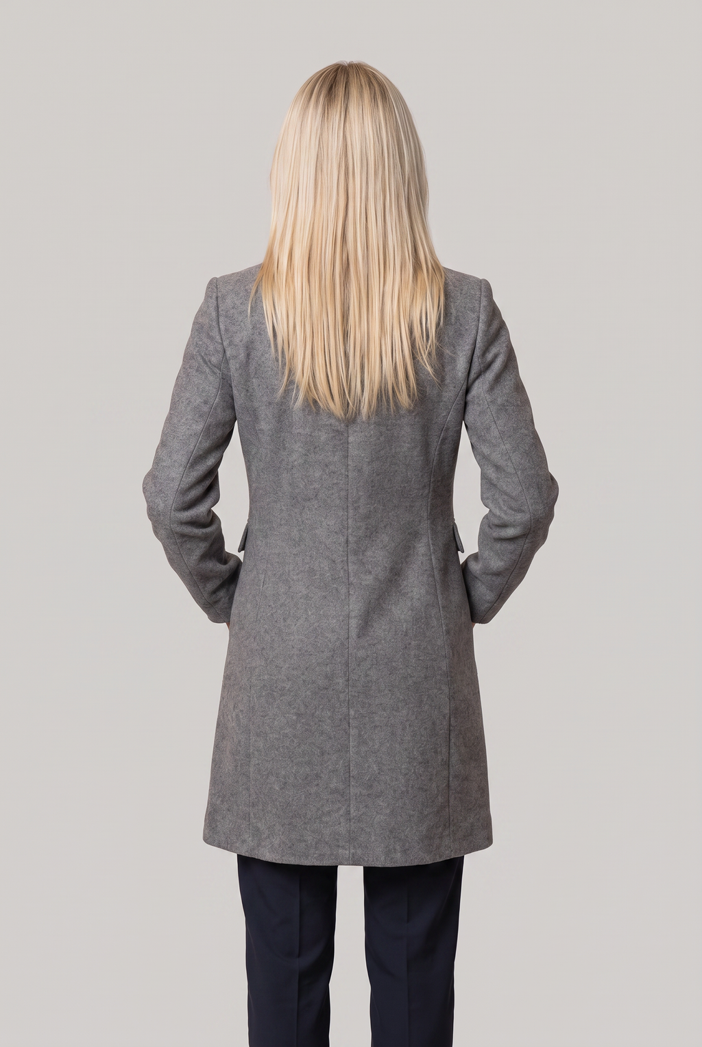 Women’s Double-Breasted Longline Coat