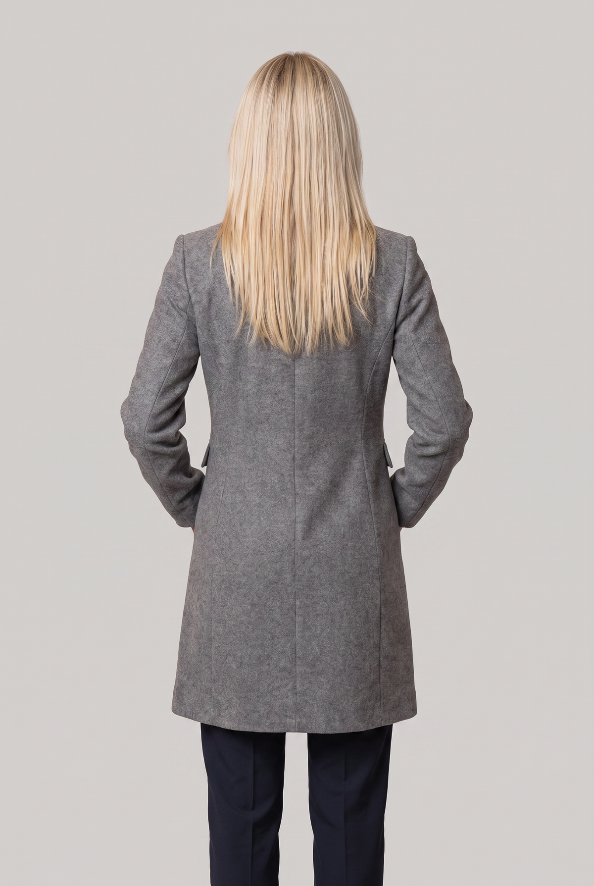 Women’s Double-Breasted Longline Coat