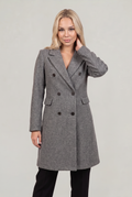 Women’s Double-Breasted Longline Coat