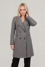 Women’s Double-Breasted Longline Coat