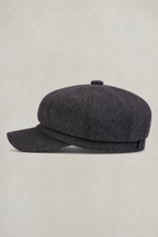 Men's Herringbone Newsboy Flat Cap